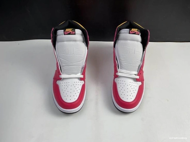 Air 1 OGLight Red 555088-603 High Jordan Fusion 0717